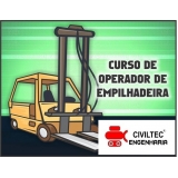 Empresa de Curso de Reciclagem Operador de Empilhadeira