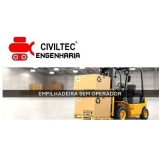 onde fazer curso de empilhadeira retrátil Parque São Vicente