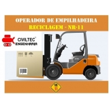 onde fazer curso de empilhadeira Jardim Maringá